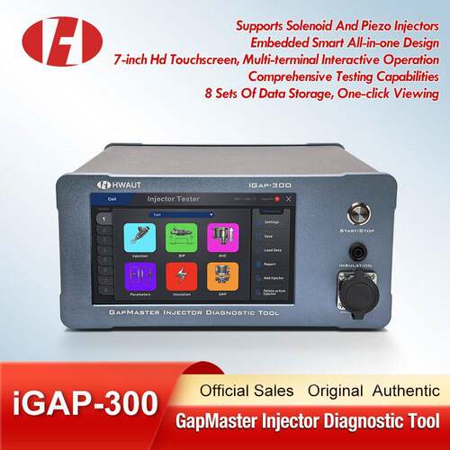 I-GAP300数显喷油嘴检测仪7寸触屏多终端智能检测V4V2电感检测仪