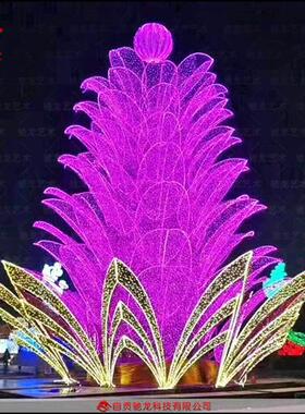 大型室外圣诞节发光灯具美陈摆件定制景区商场DP网红打卡造型彩灯