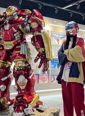 漫威钢铁侠大型手办浩克玻璃钢雕塑橱窗商场电影院装饰落地大摆件