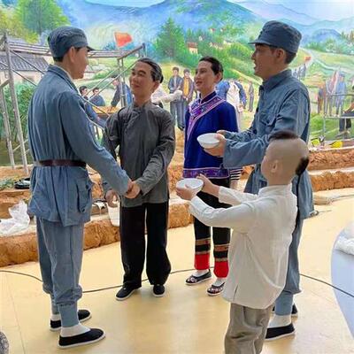 蜡像制作名人蜡像仿真人雕塑摆件硅胶人蜡像