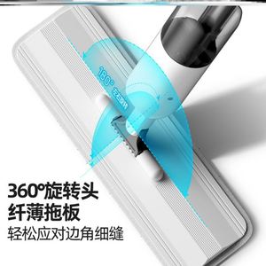省水喷雾单手吸水地拖360度清洁除尘高分子拖把家用一拖净可拆卸