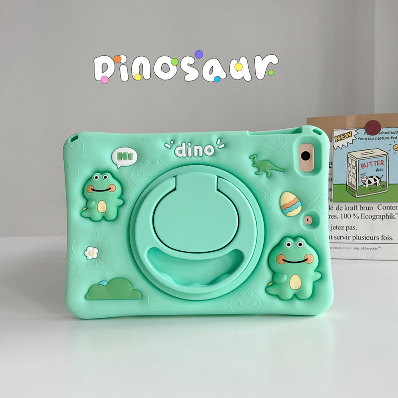 卡通360旋转iPad苹果Air2平板ipd第10代保护套mini6保护壳pro11英寸硅胶iPad9适用air5保护壳air3第9代A1566