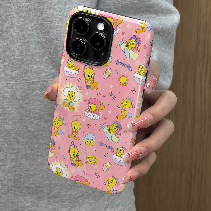 适用苹果15promax满屏崔迪手机壳女iPhone16新款13粉色14可爱创意12全包防摔xr个性小众二合一菲林11磨砂plus,3C数码配件,手机保护套/壳,淘宝优惠券,粉丝福利购,淘宝优惠卷