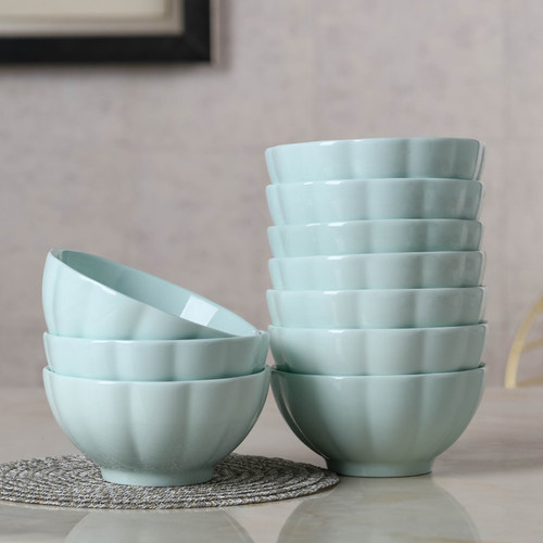 景德镇日式碗套装家用南瓜小汤碗