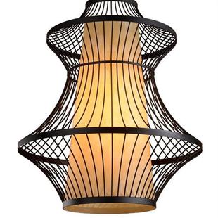 禅意茶室吊灯新中式 仿古酒店工程灯餐饮包间楼梯间东南亚灯具吊灯