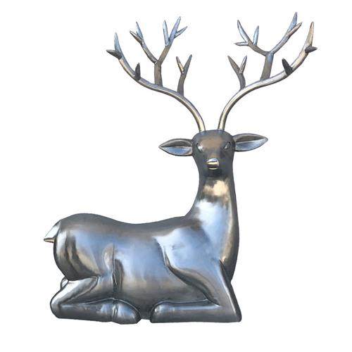 工厂定制不锈钢雕塑几何仿真鹿广场公园户外景观动物雕塑创意摆件