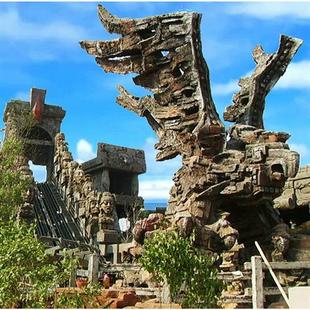 风景区人造假山塑石景观工程园林景观工程改造自贡景观公司