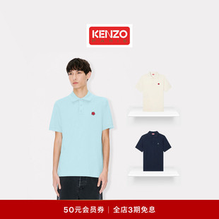 26春夏新品 型Polo衫 男女同款 版 BOKE海棠花修身 KENZO