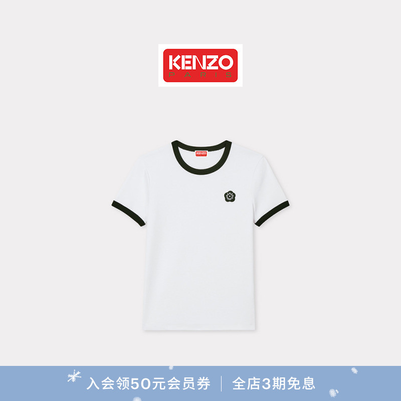 KENZO  25秋冬新品 女士海棠花BOKE 2.0短袖T恤