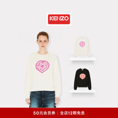 KENZO26春夏新品 型套头休闲卫衣新年 版 男女同款 海棠花经典