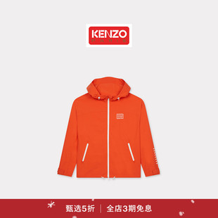 新品 男士 首降 25秋冬新品 箱型纯色休闲连帽外套圣诞 KENZO