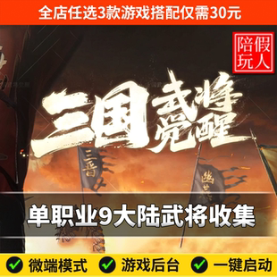 热血传奇单机版电脑三国武将觉醒单职业九个大陆武将假人陪玩微端
