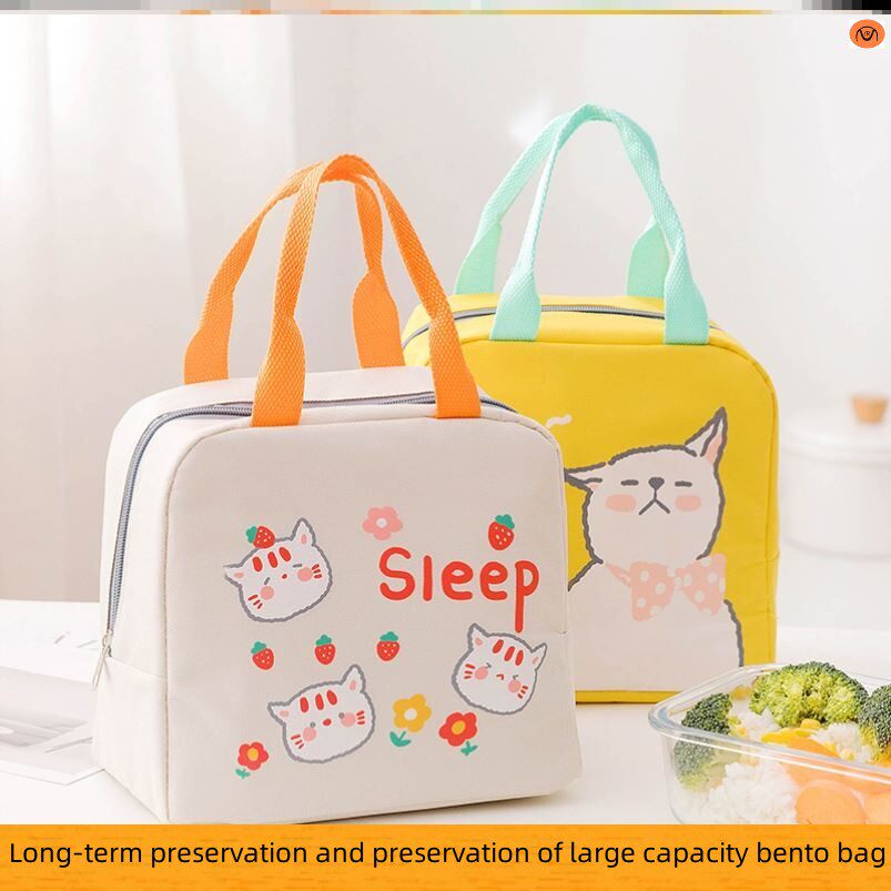 Lunch box handbag with rice bag bento bag insulated rice bag