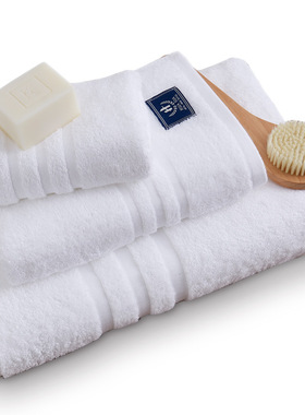 Luxury Hotel White Bath Towel Set Large Thick Towels 浴巾3件