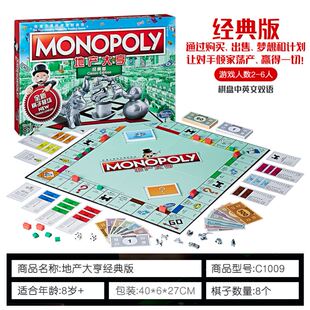 English Monopoly game chess board Monopoly/Monopoly is male