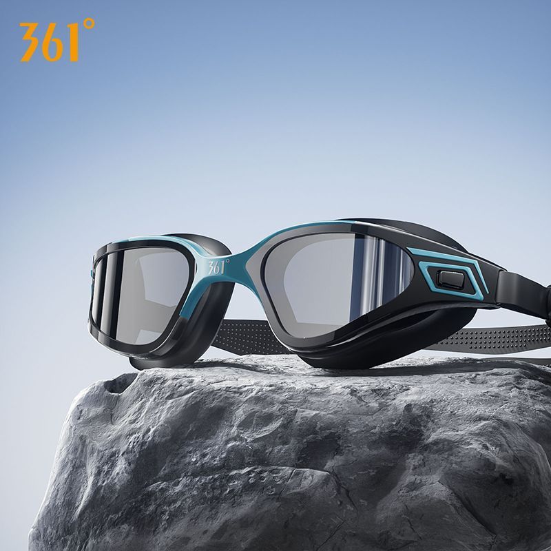 361泳镜防水防雾高清男成人中框专业游泳眼镜潜水装备女泳帽套装