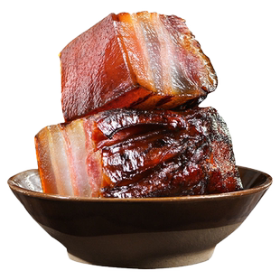 正宗湖南湘西老腊肉五花肉农家自制烟熏肉四川贵州腊味土特产