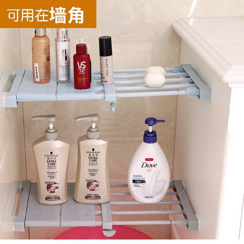 。衣柜收纳分层隔板柜子s层架宿舍隔层架橱柜衣橱分隔板伸缩置物