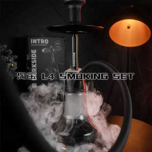 俄罗斯国产水烟壶阿拉伯水烟单管中号礼盒 darkside INTRO hookah