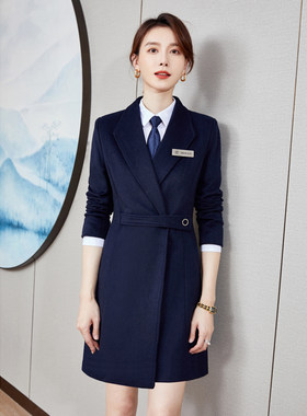 呢子珠宝店售楼部工作服职业装