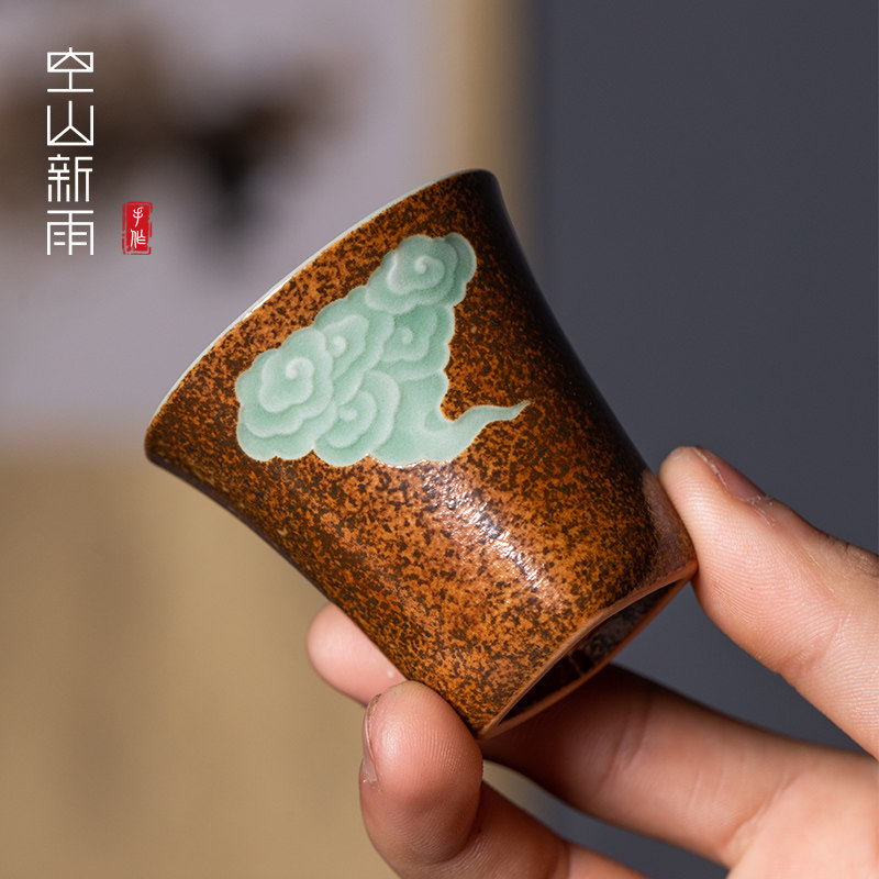 龙泉青瓷主人杯品茗杯个人专用陶瓷单杯功夫茶具闻香一口吞杯茶杯,餐饮具,茶杯,淘宝优惠券,粉丝福利购,淘宝优惠卷