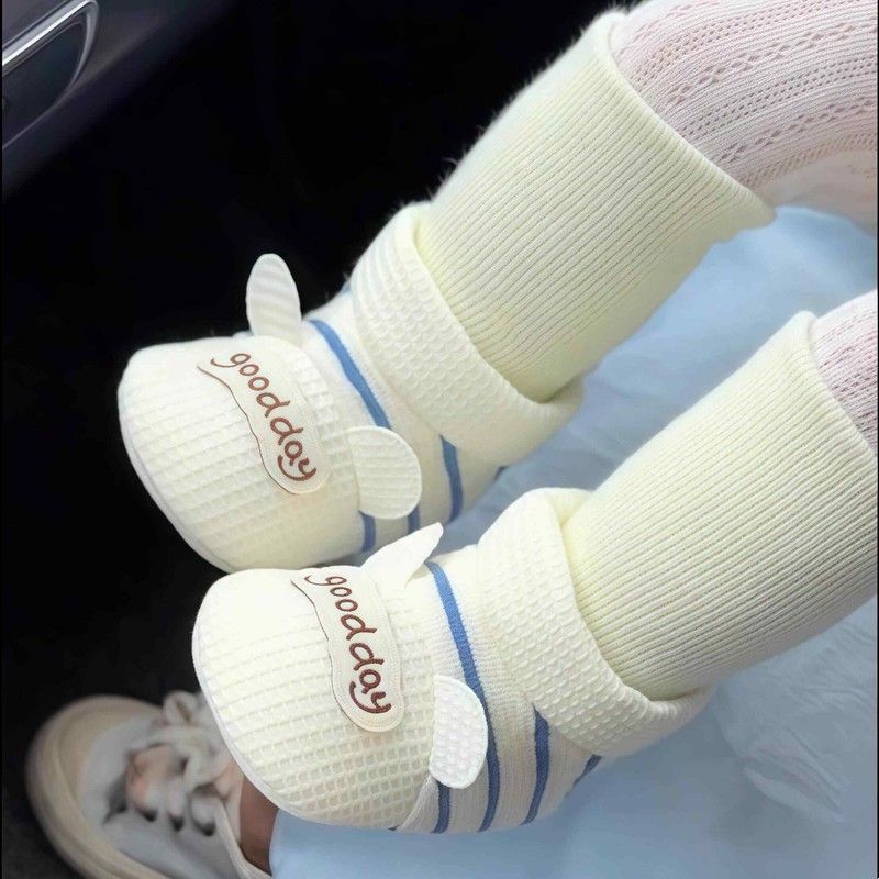 宝宝袜鞋婴儿步前鞋6到12个月小月龄婴儿鞋男女宝宝秋冬季软底鞋