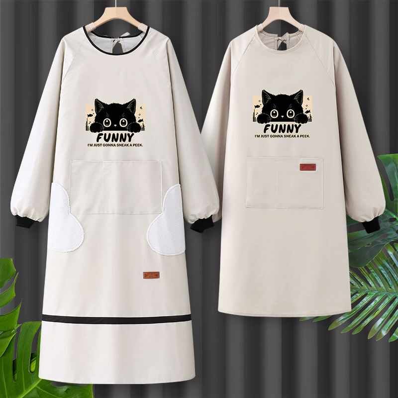 加长版宠物店防水工作服不粘毛防毛衣服撸猫抱狗专用围裙罩衣洗澡