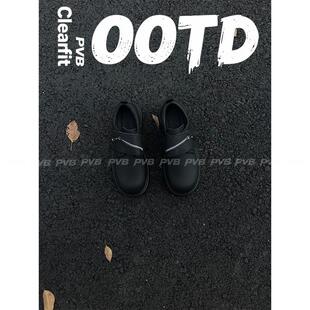 PVB*25FW极简穿搭复古德比鞋 Cleanfit百搭大头皮鞋 顶男拉链潮鞋