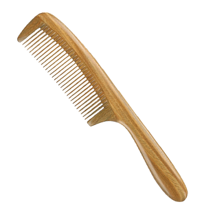 天然绿檀木梳子男短发女家用正品檀香木梳防静电脱发按摩直发梳子