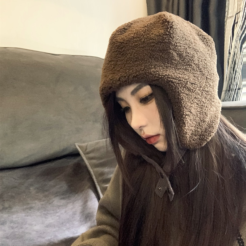 半蕾冬季2022新款潮牌雷锋帽