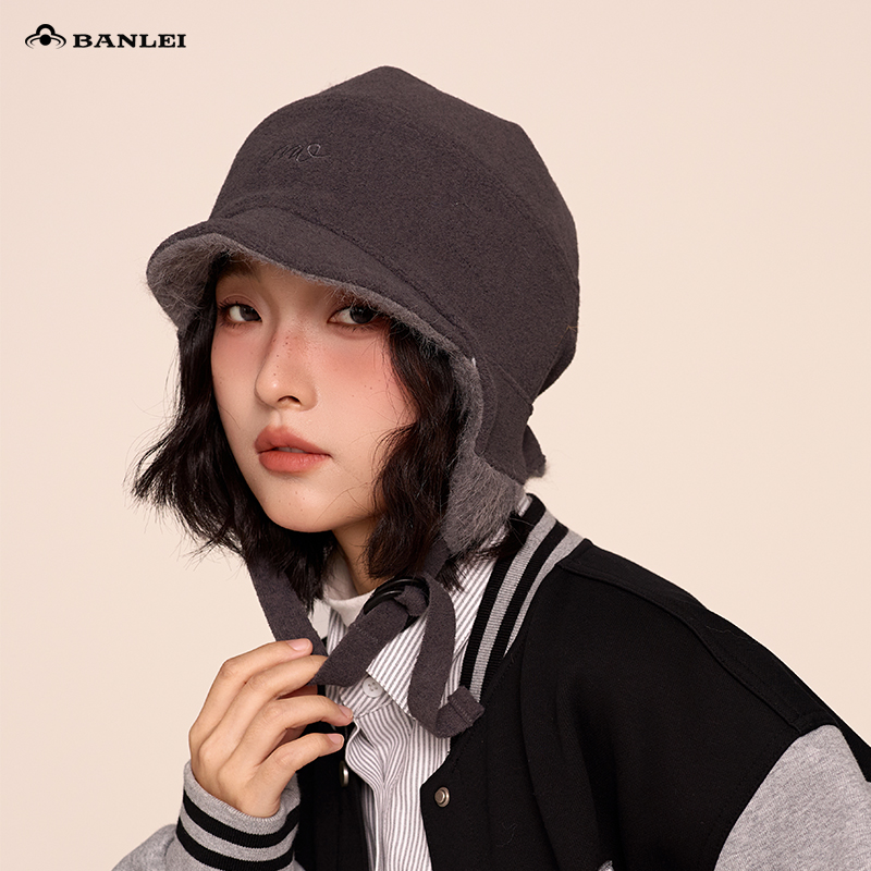 半蕾雷锋帽保暖显脸小韩国防风