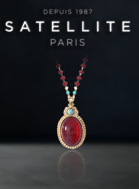 SATELLITE UITIMA系列小众轻奢时尚精致大气艺术气质法式项链女