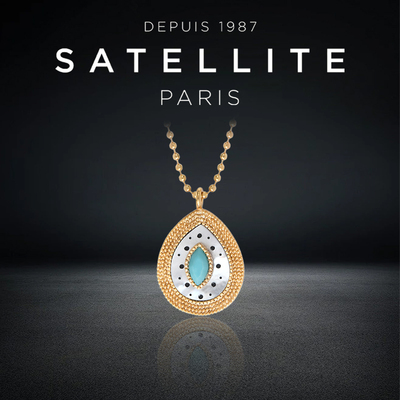 satellite天然珍珠母贝女项链