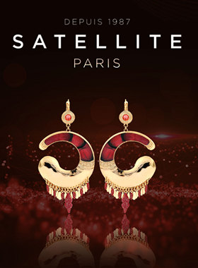 SATELLITE MIKONA系列耳饰女高级感设计耳环法国复古时尚小众配饰