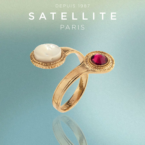 satellite女戒指小众轻奢优雅