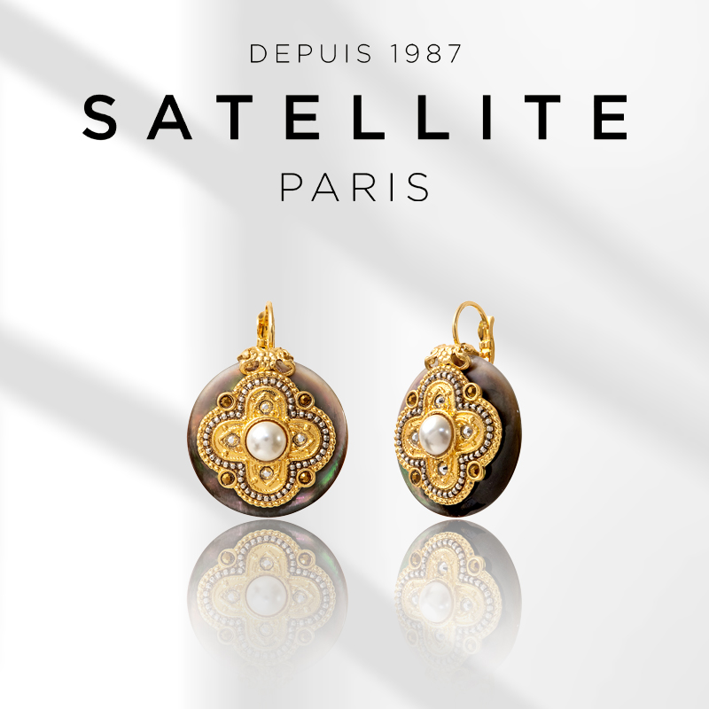 satellite小众轻奢优雅款女耳环