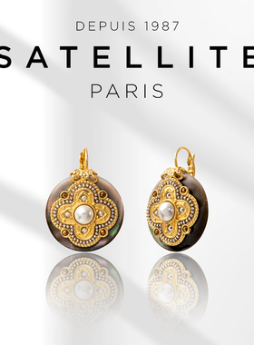 SATELLITE POS系列耳环女小众轻奢耳坠法国巴黎精致优雅高级饰品
