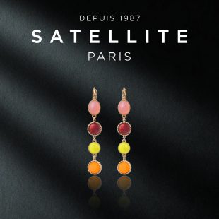 SATELLITE LOU系列耳环女精致轻奢珠宝耳饰高级感设计配饰品