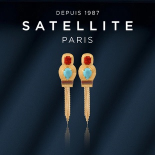 SATELLITE SOLEIL系列耳饰女高级感设计小众原创耳坠优雅气质配饰