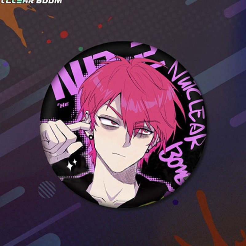 硬核一中涂鸦戎星野周边系列徽章