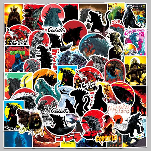 50张卡通Godzilla哥斯拉影视怪兽