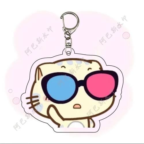 cc猫可爱卡通表情书包挂件朋友闺