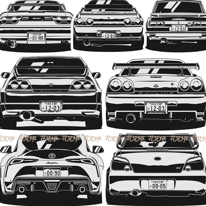 50张新款JDM日本车型改造