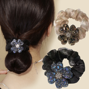 韩国简约大肠发圈女生扎马尾橡皮筋高弹力丸子头绳皮套高级感头饰