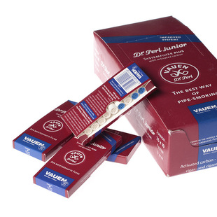 9mm活性炭滤芯矿晶烟斗烟嘴专用滤芯250支烟斗配件通用型过滤器