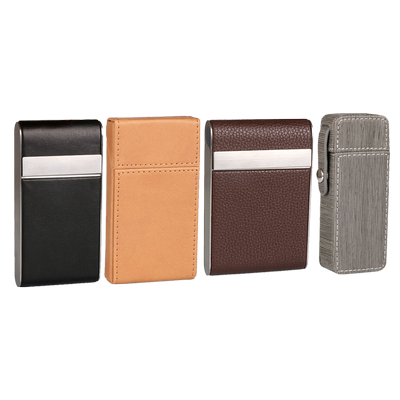 不锈钢烟盒皮质翻盖VIKSS/维克斯