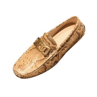 欧洲站高端品牌豆豆男鞋社会精神小伙2026新款奢侈品一脚蹬休闲鞋