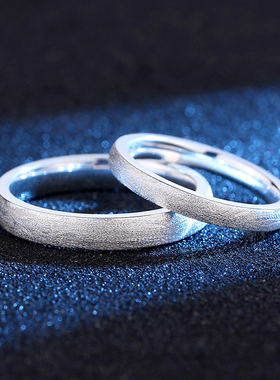 古法小众情侣戒指刻字