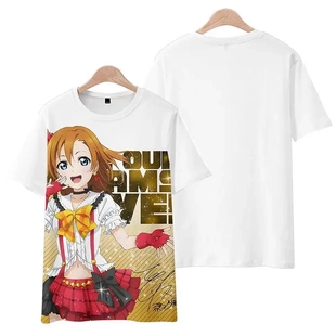 动漫痛衣服 园田海未cos二次元 LoveLive动漫周边短袖 T恤南小鸟
