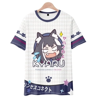 Re_Dive公主连结短袖 可可萝凯露周边T恤上衣男女动漫痛衣服二次元